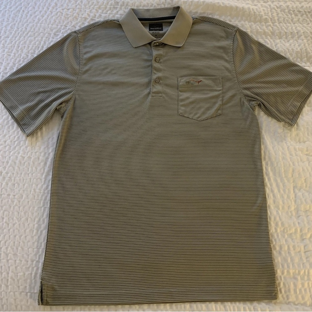GREG NORMAN for TASSO ELBA Mens Golf Shirt Medium